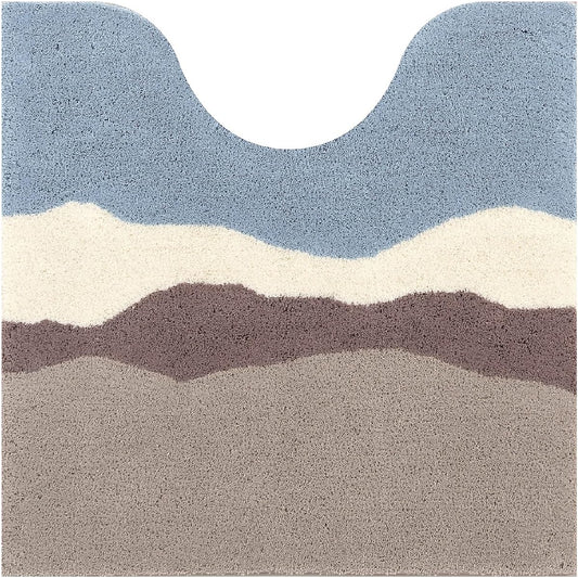 Senko M+home Kimberly Toilet Mat, Large Size, Approx. 70 x 70 cm, Beige, Modern, Scandinavian, Made in Japan, Antibacterial, Odor Resistant, 27854…