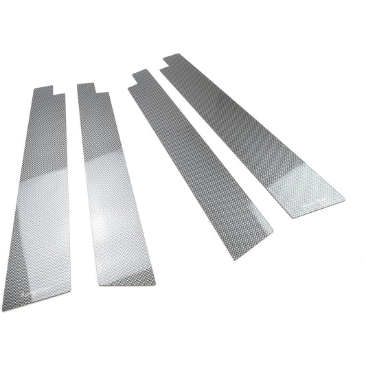 SecondStage Prius 50 Series Pillar Garnish Visor Equipped Car Carbon Style T258D1C