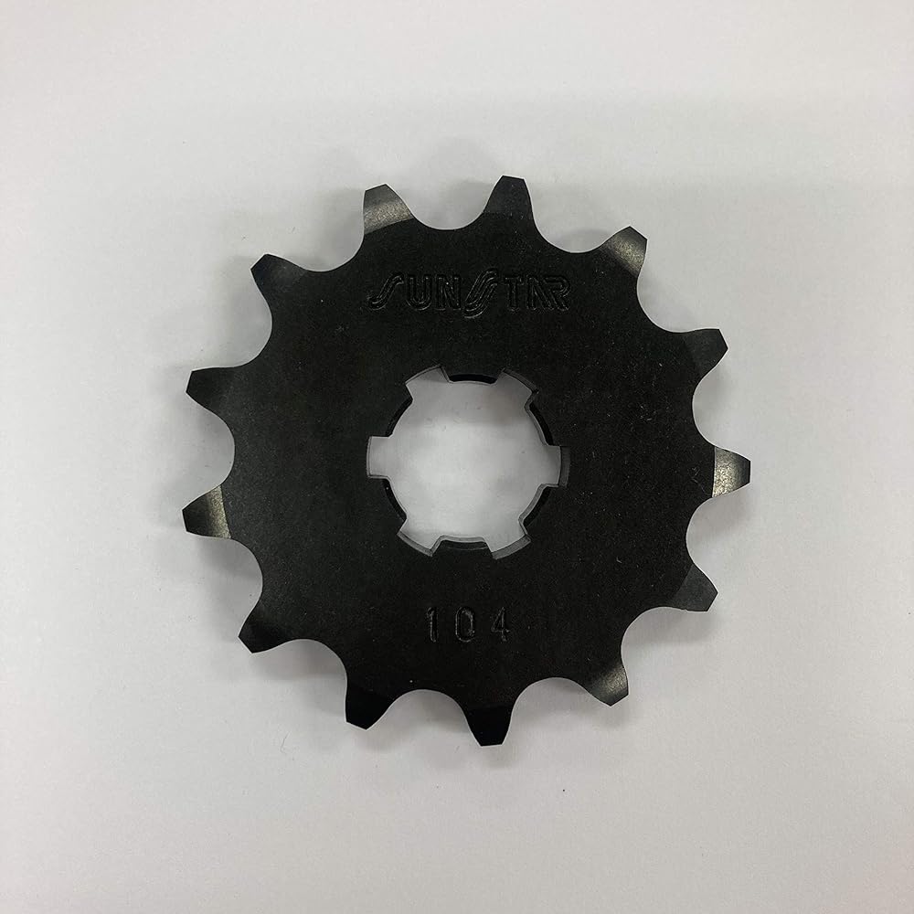 SUNSTAR Front Sprocket 420-13T DT50/RZ50/TZM50/KX85・IIKX80・II/KX65・60 etc. 104-13