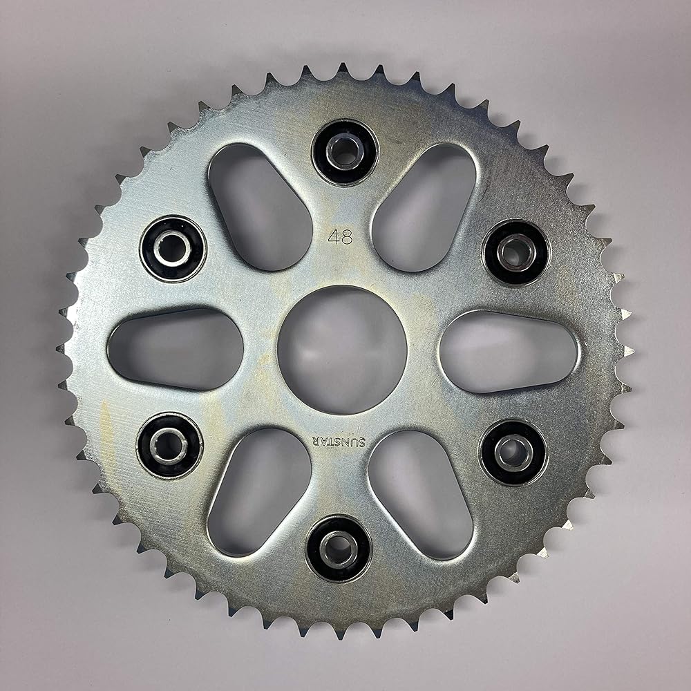 SUNSTAR Rear steel sprocket part number JY-006-45 (428 size/45T) TRICKER