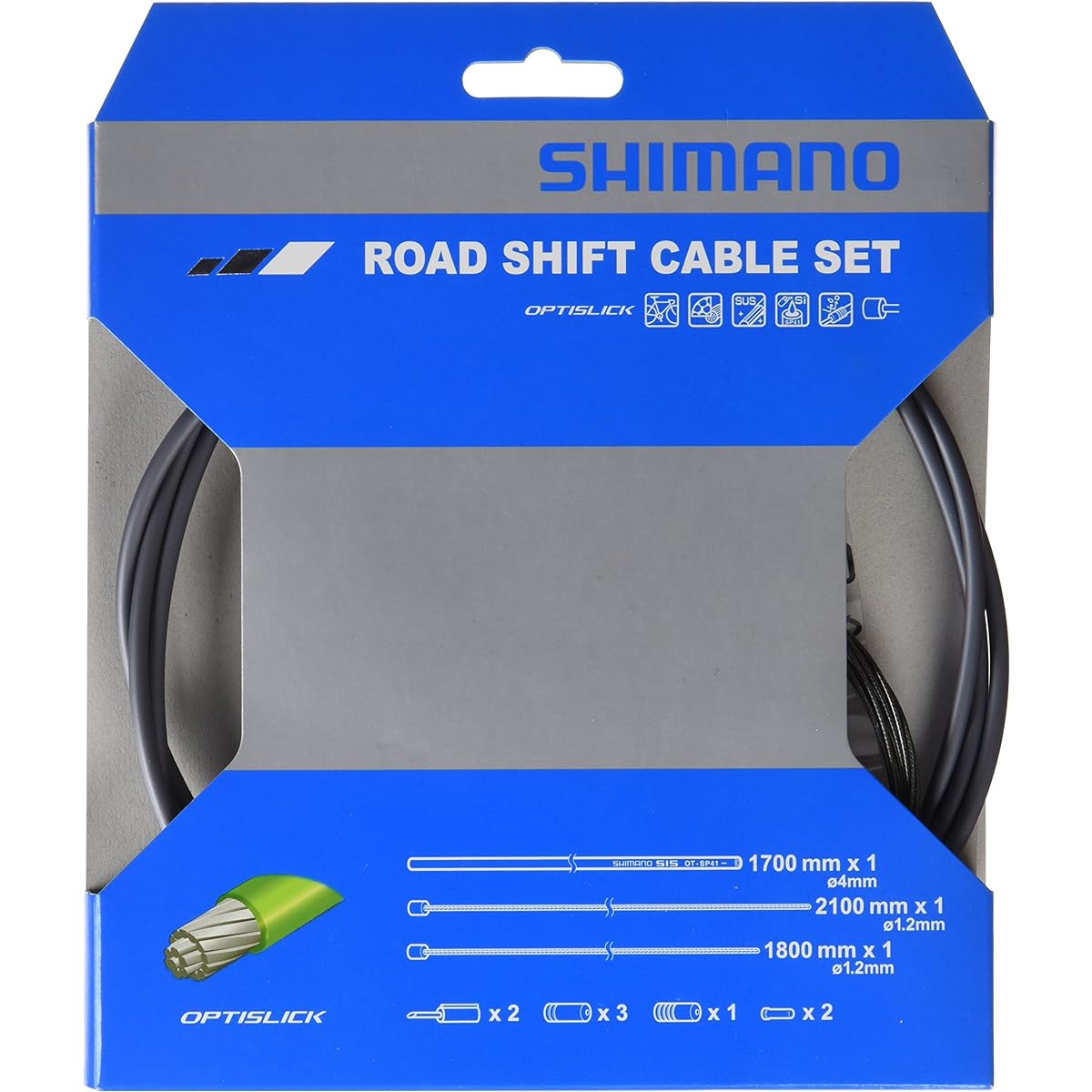 SHIMANO Repair Parts Shift Cable Set Optislick ROAD