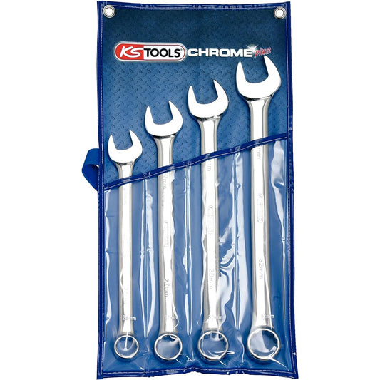 KS TOOLS CHROMEplus Combination spanner set offset 4 pcs CHROMEplus Combination spanner set offset 4 pcs 518.0644