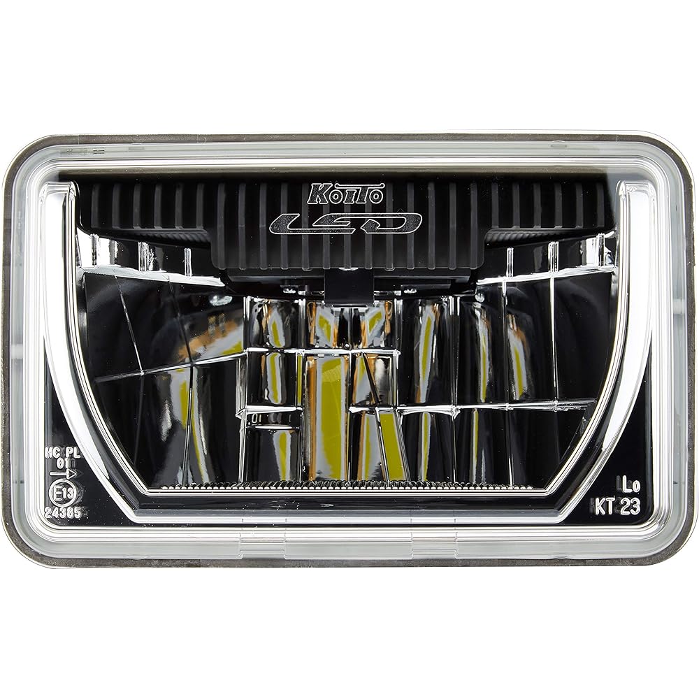 KOITO (Koito Seisakusho) LED headlight lamp unit for 24V cars, square type, 4-lamp type, type 2: low only, 4LEDRSB-2-24