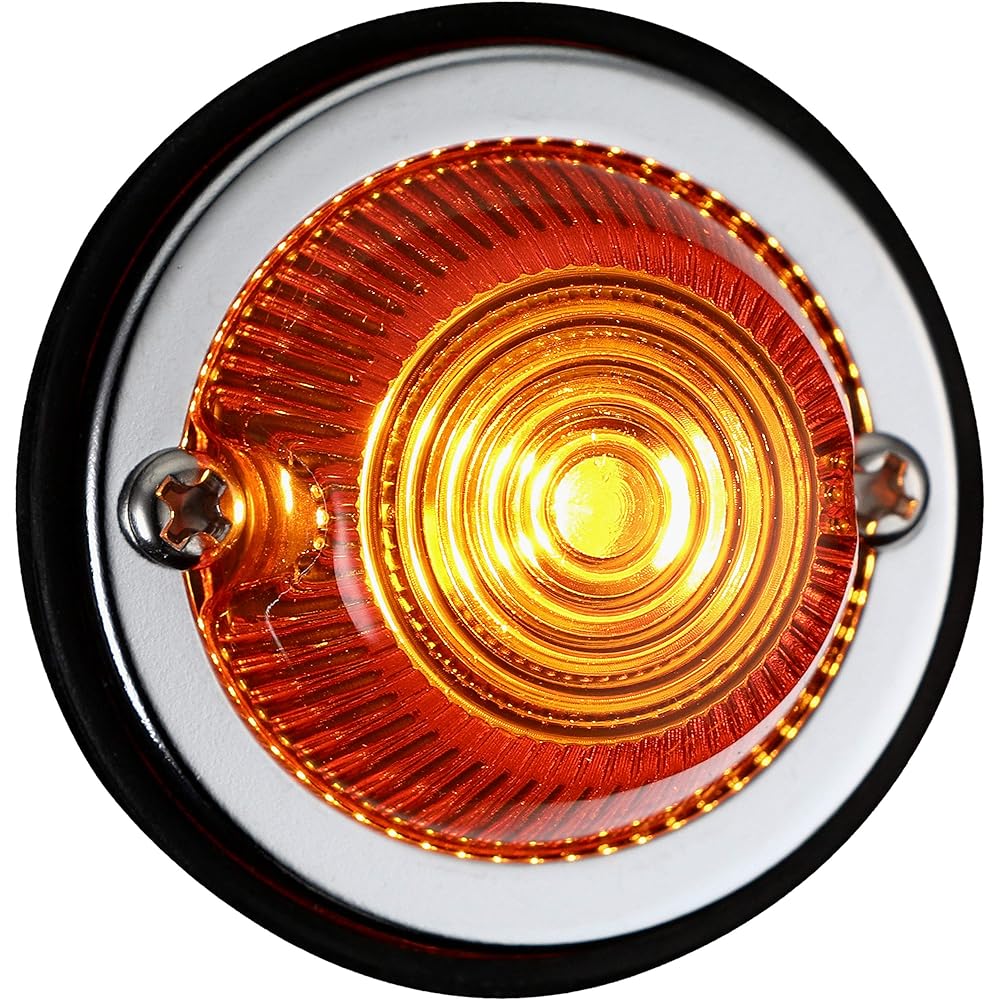 Kijima Motorcycle Turn Signal Lamp DUT Cowl Amber 12v10w Set of 2 219-5060
