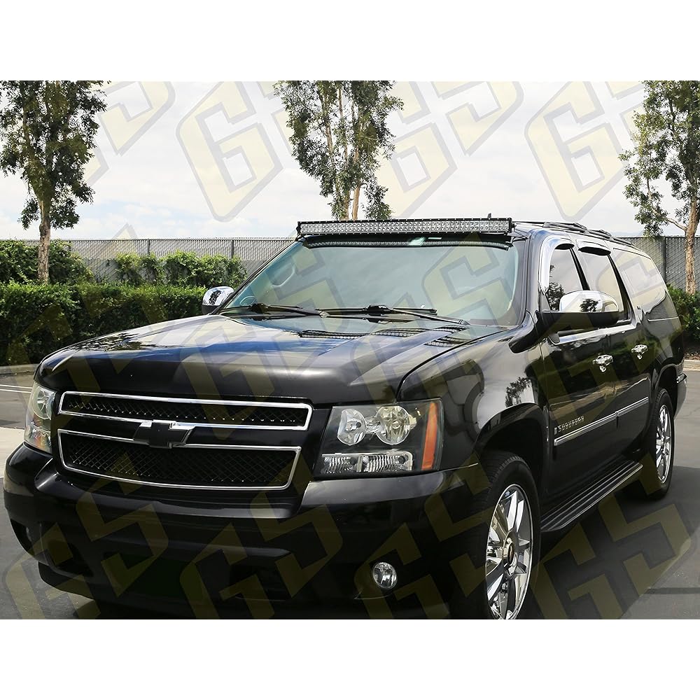 GS POWER LED Light Bar Bracket (50 | 52 | 54 inches) Attach to the upper windshield on the upper windshield 2007-2013 Chevrolet Chevrolet Silverado Salvarad Sabaranch Taho GMC Yukon Sierra