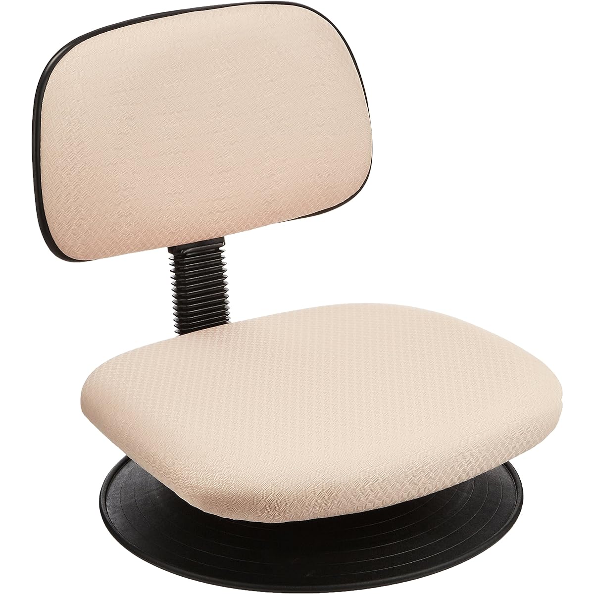 Nakabayashi Office Chair with Rotating Disc Beige RZF-103LBR