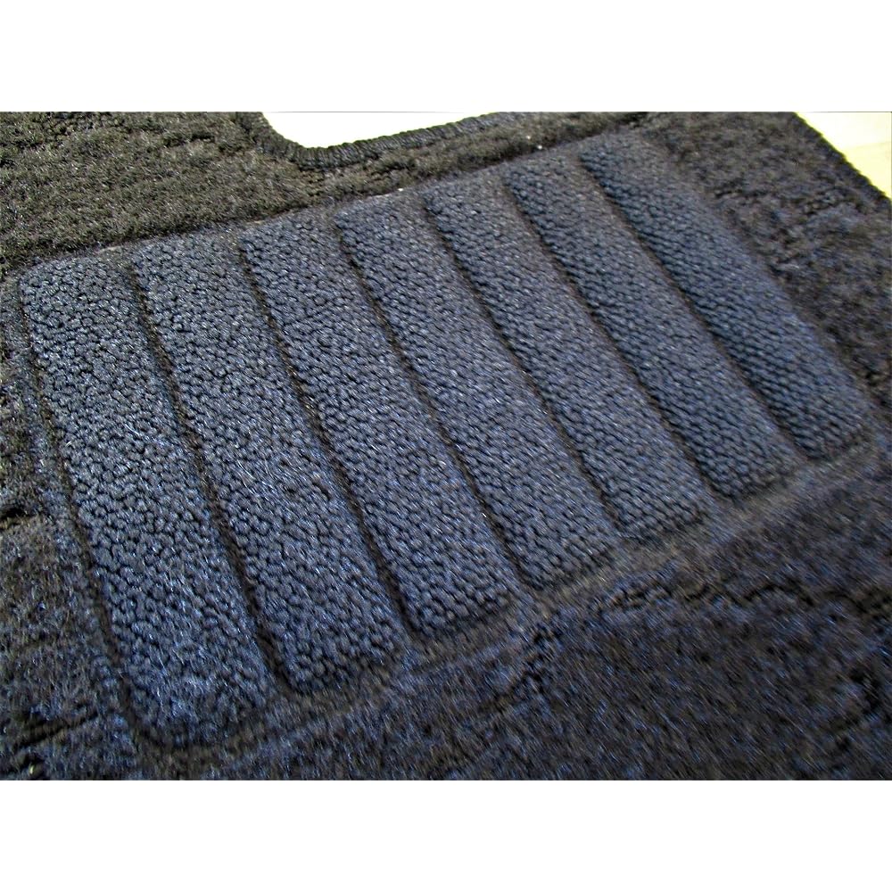 Fenice Car Mat Floor Mat Step Mat Domestic Production (For Toyota Noah Voxy 80 Series 7 Seater Gasoline Car) Wave Black Non-Slip Shape Resistant to Slip Car Mat (Car Parts Specialty Store)