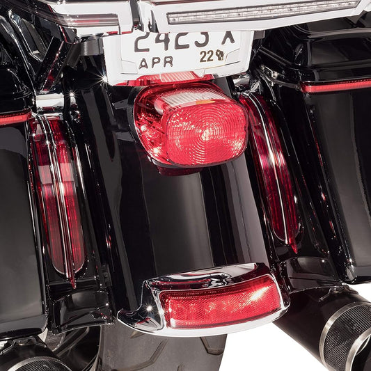 CIRO Filler Panel Light Ultra Road King Red LED and Red Lens Black