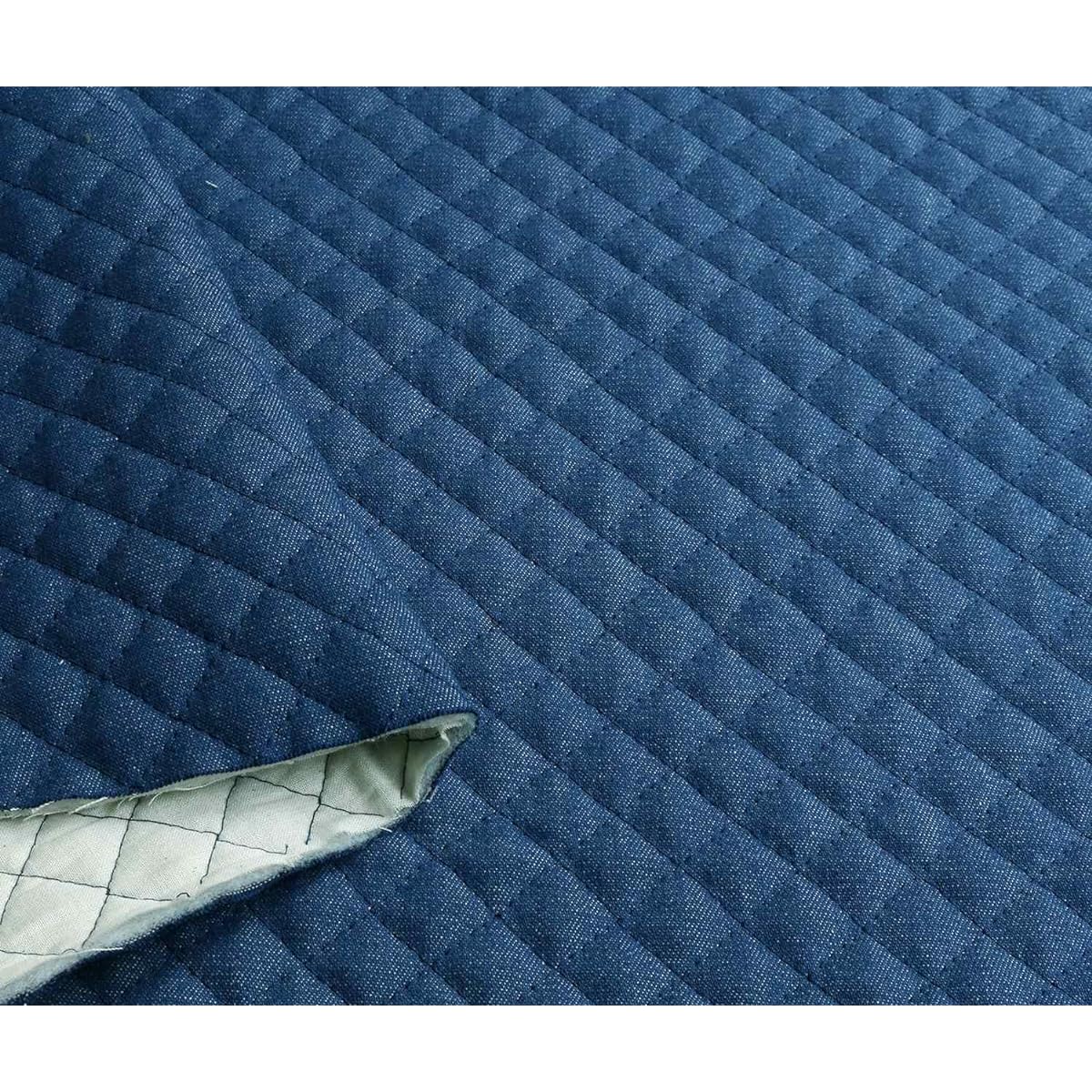 Nippon Chuko NBK Denim Fabric Quilting Type 8oz 108cm Width x 1m Cut A Blue Q5080-A Crafts/Handmade Supplies