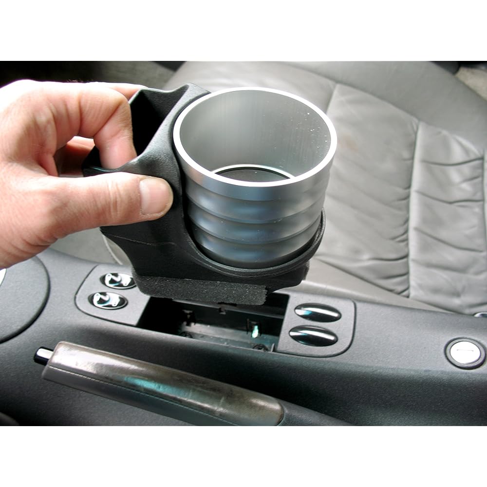 ALCABO Drink Holder Black Cup PORSCHE 996/986 for Left Handle AL-104B