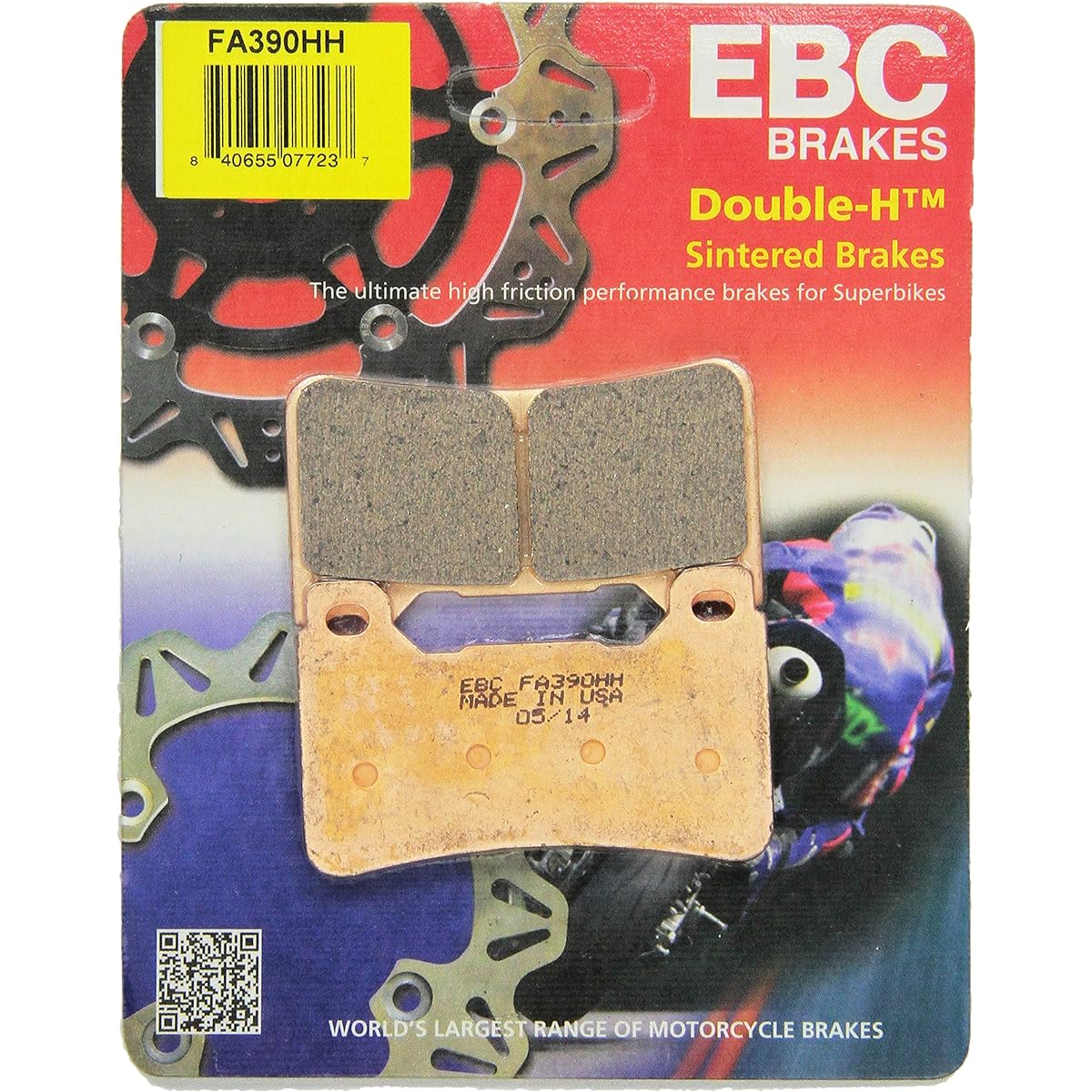 EBC BRAKES Disk Brake Pad Set Black FA390HH