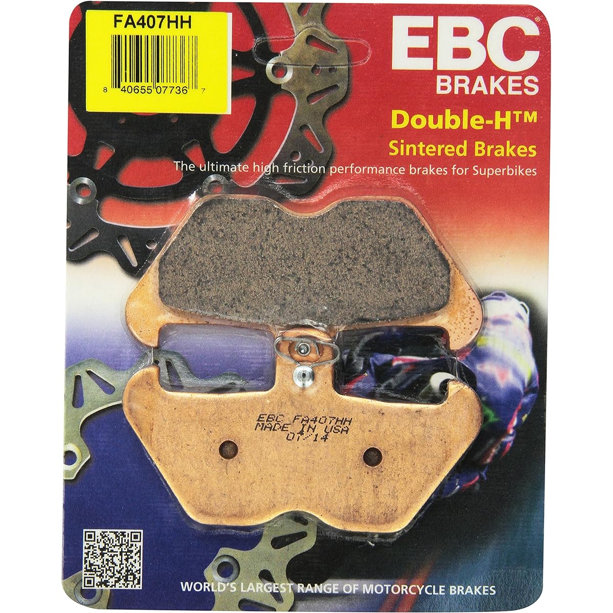 EBC brake FA407HH Disk brake pad set