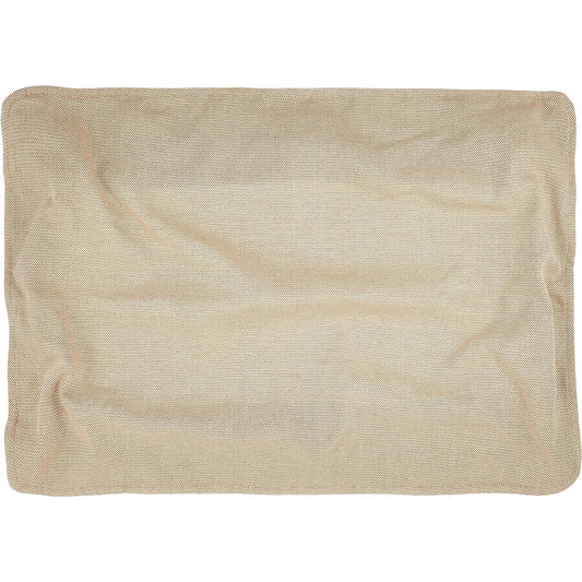 MUJI Cotton Linen Basket Weave High Back Reclining Sofa/Ottoman Cover/Beige 82585513