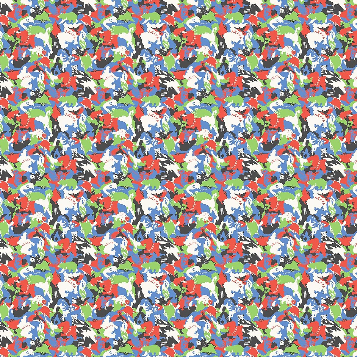 Asakura dyed cloth Furoshiki - 125 x 125cm Super water-repellent Furoshiki Lantana AKAYA'S ANIMALS