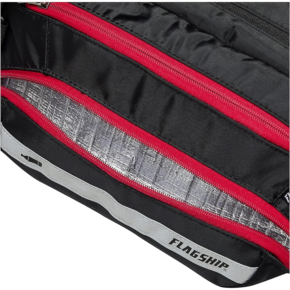 [Flagship] Bike Bag Grande Hip Bag Black & Red Size FB-854