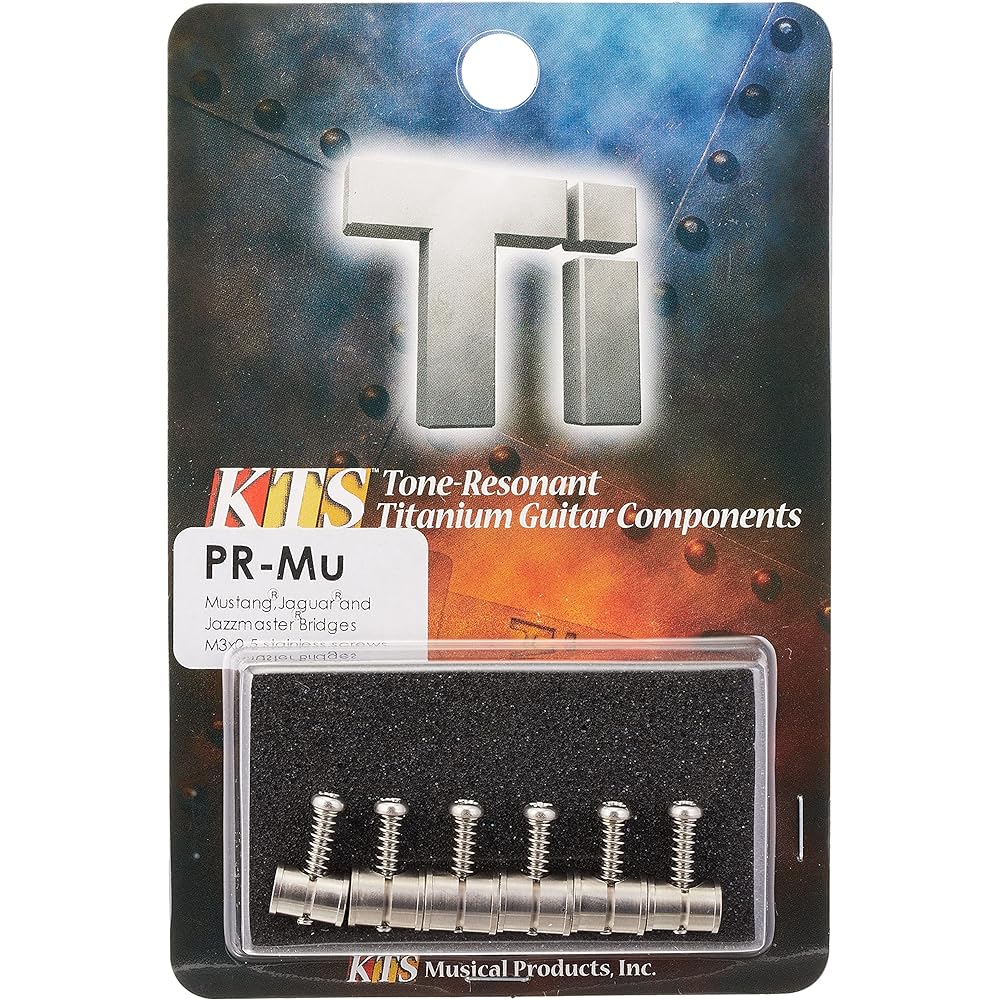 KTS Titanium Parts for PR-Mu Mustang(R), Jaguar(R), Jazzmaster(R)