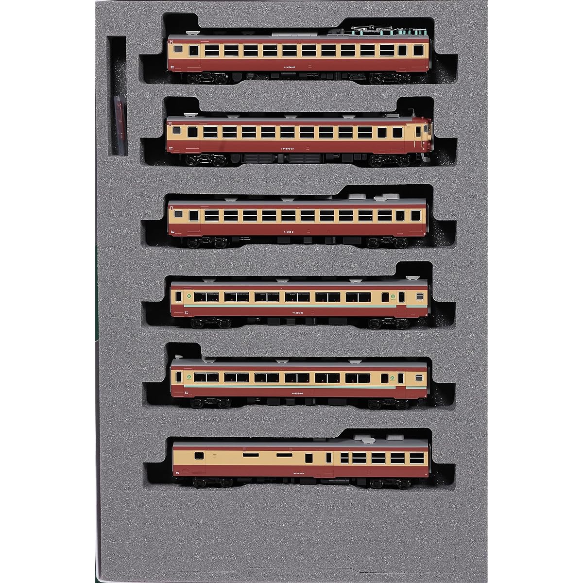KATO N Gauge 475 Series Express Tateyama/Yunokuni 6-Car Additional Set 10-1635 Railway Model Train