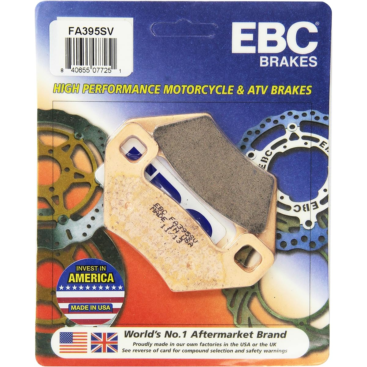 EBC Brake FA395SV Disk Brake Pad Set
