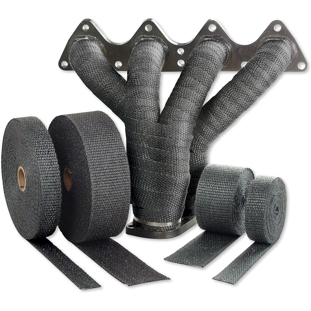 Design Engineering Exhaust Wrap - Black - 1 Inch X 15 Foot
