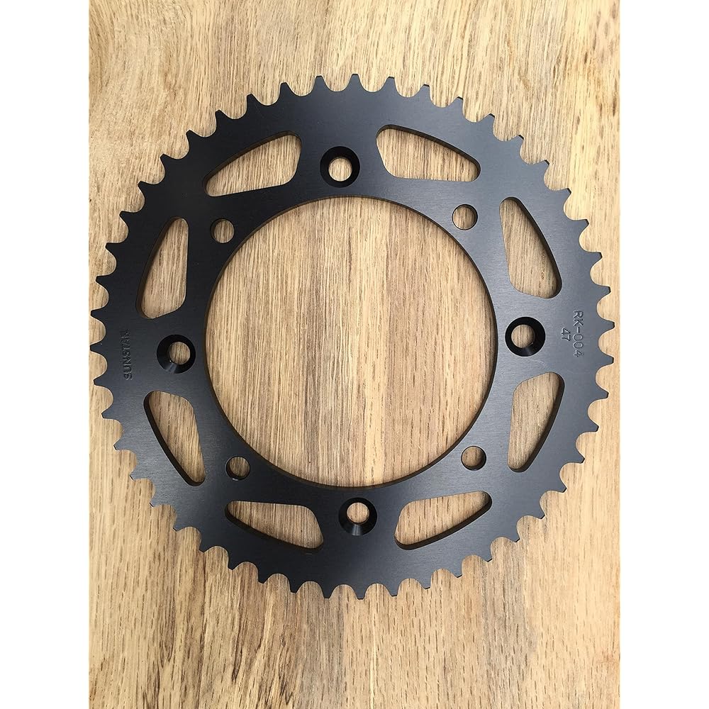 SUNSTAR Rear Sprocket Aluminum 420-47T Black CRF150R RK-004BK-47