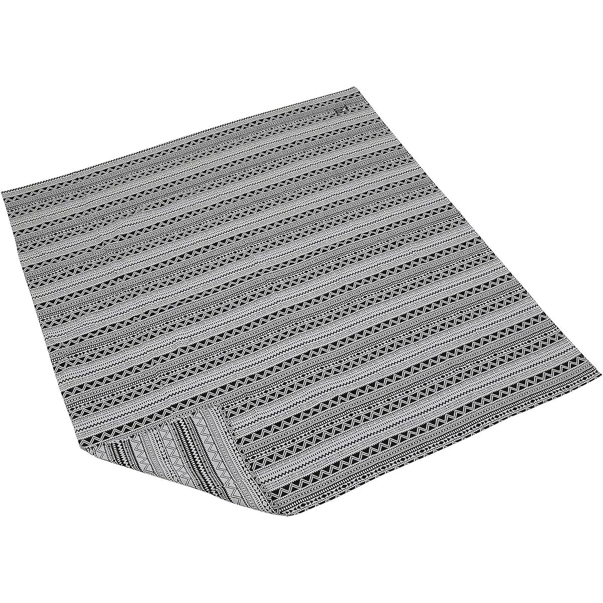 CAPTAIN STAG Camping Leisure Sheet Mat Rug with Storage Bag Geometric CS Black Label