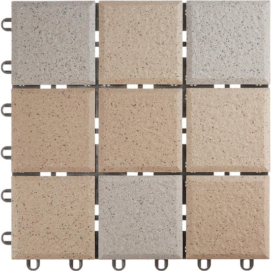TOTO Outdoor Joint Tile Bersea MG Series Set of 10 Warm Gray AP10MG02UFRJ (MG0210) Color Mixed Type