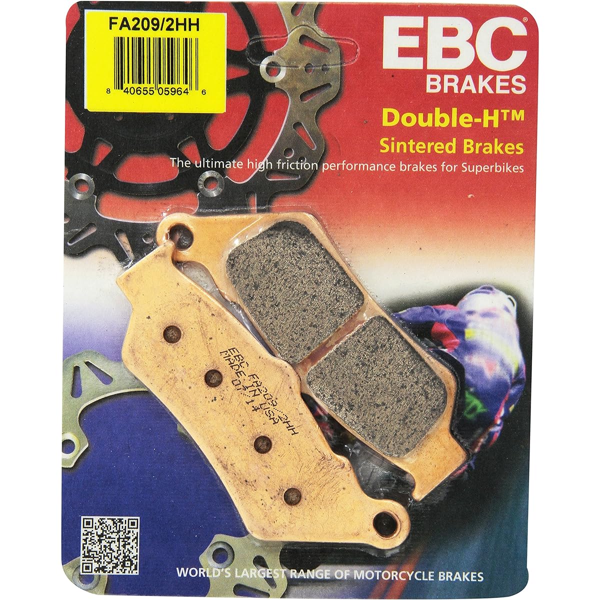 EBC Brake Disc Brake Pad Set FA209/2HH