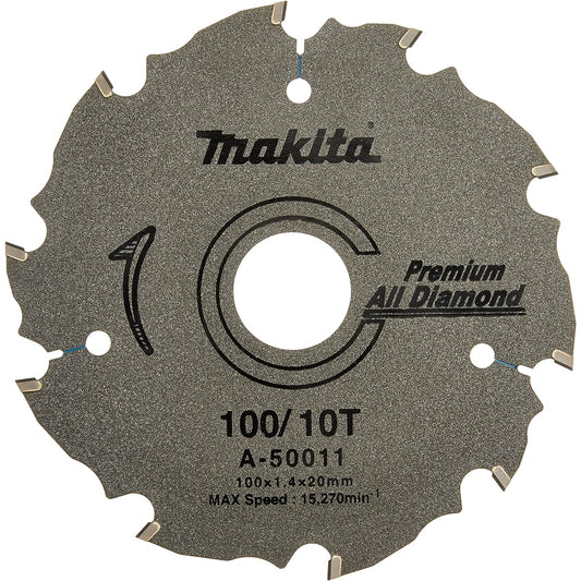 Makita Premium All Diamond Chip Saw, Outer Diameter 100mm, Number of Blades 10T A-50011