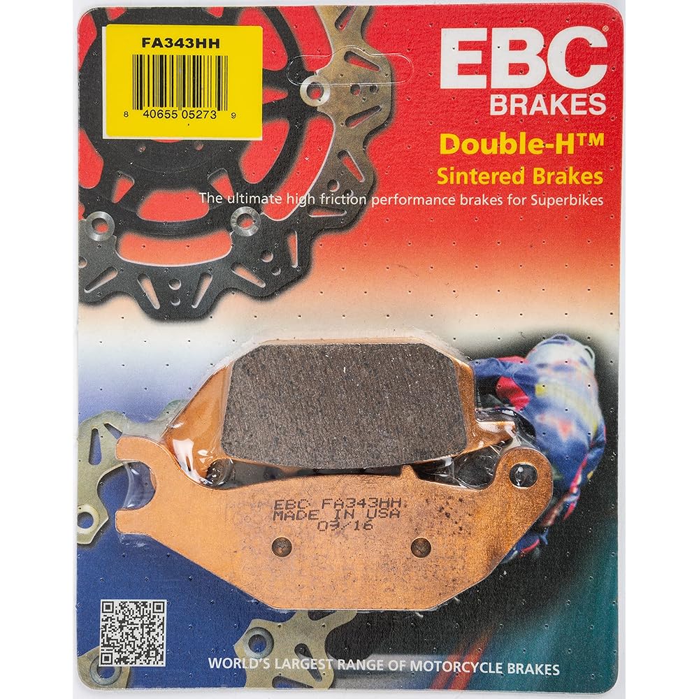 EBC Brakes FA343HH Double-H Series Sintered Disc Brake Pad